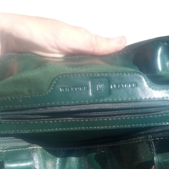 Wilson Leather | Green Leather Shoulder bag | GUC - Picture 4 of 5
